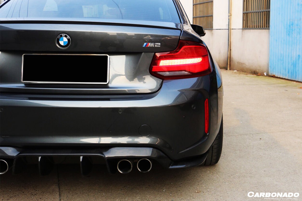 2016-2020 BMW M2 F87 VRS Style Carbon FIber Rear Lip